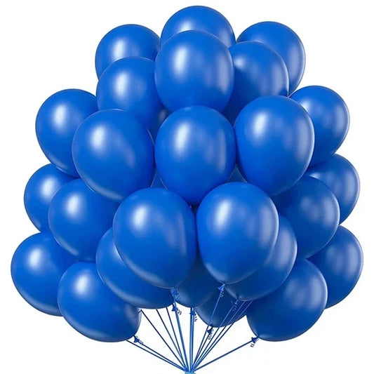 Blue Pearl Latex Balloons