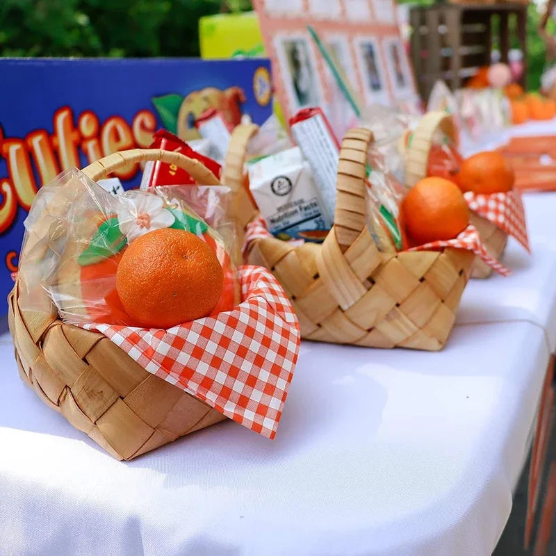 Red Gingham Disposable Napkins