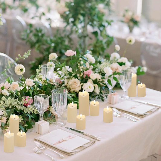 Flameless LED Pillar Candles