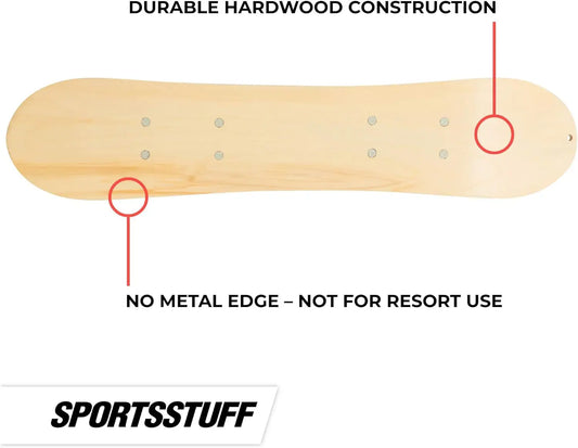 Wooden Snowboard Prop