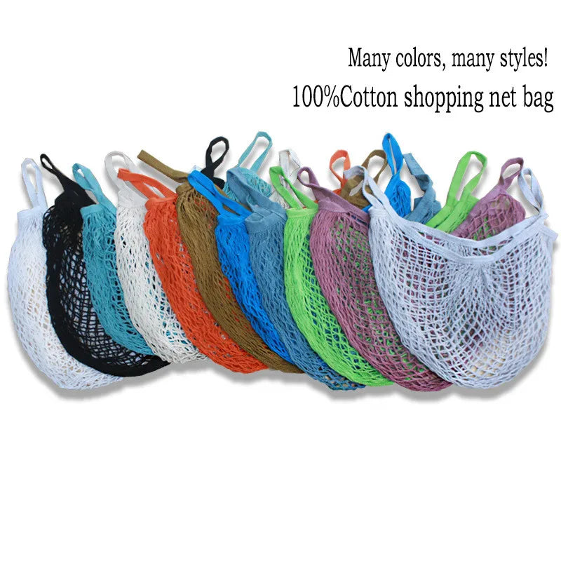 Trendy Cotton Mesh Tote Bag