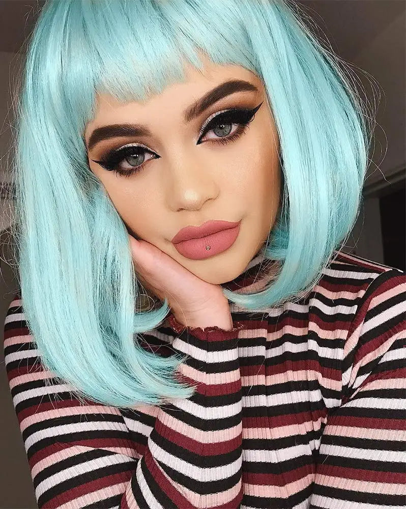 Colorful Short Bob Wig