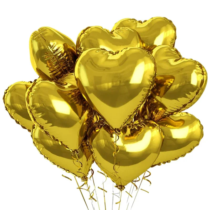 Red Heart Balloons