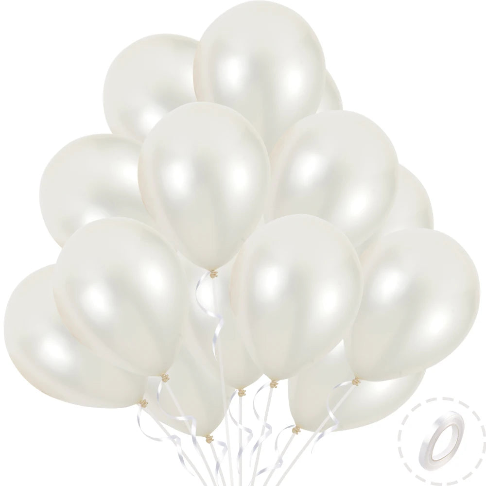 Milk White Pearl Balloon