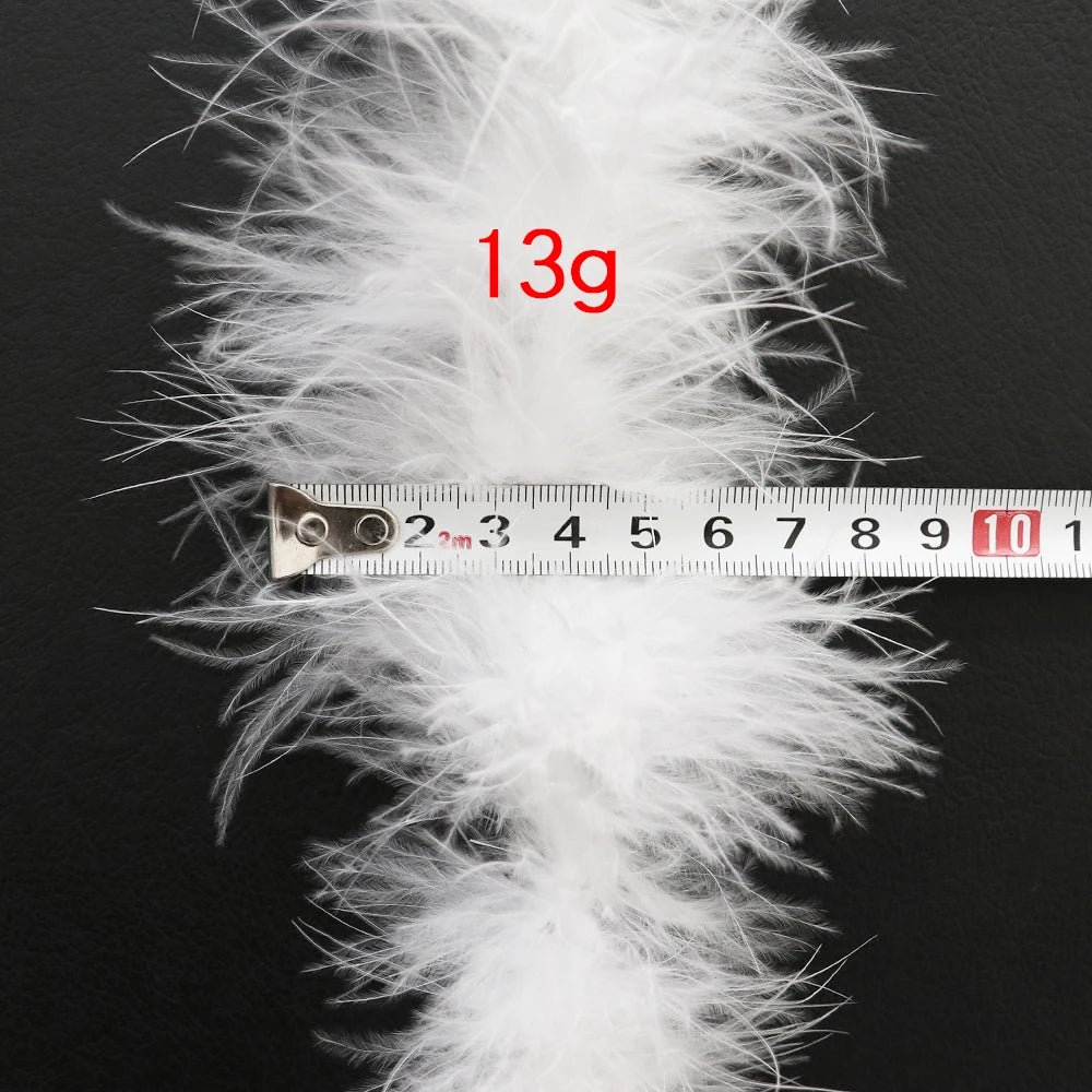 White Fluffy Boa