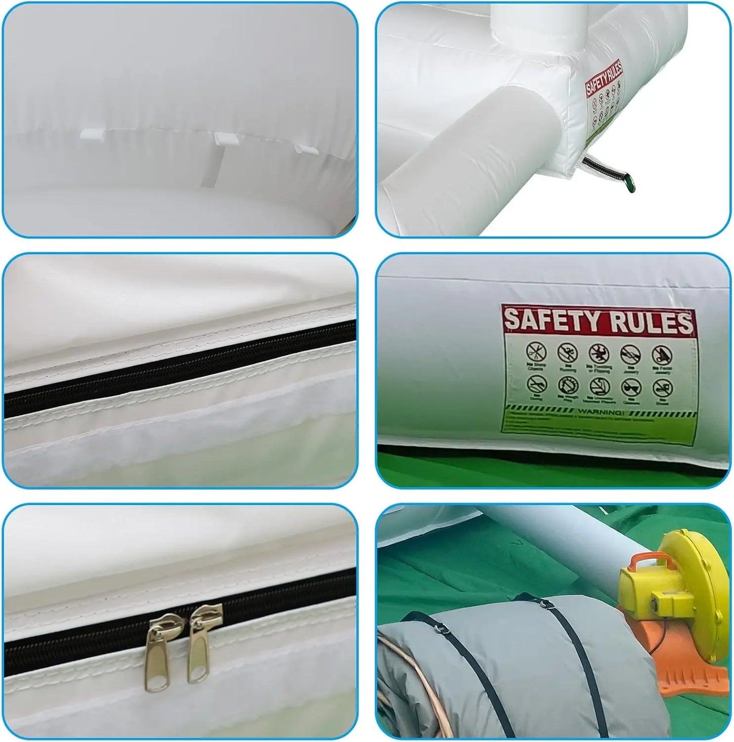 White Bouncy Castle