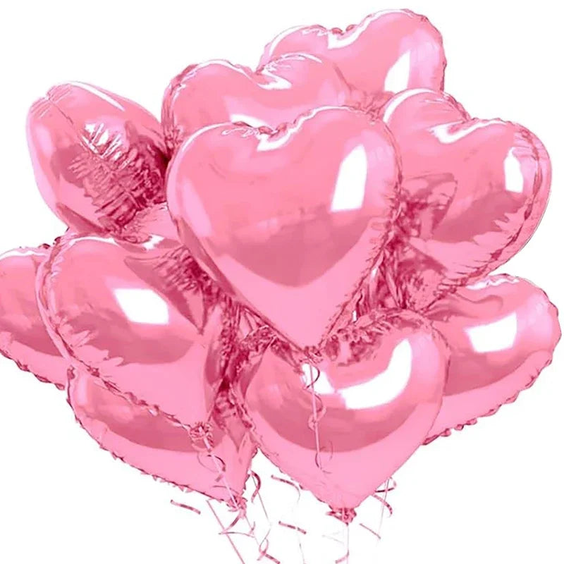 Red Heart Balloons