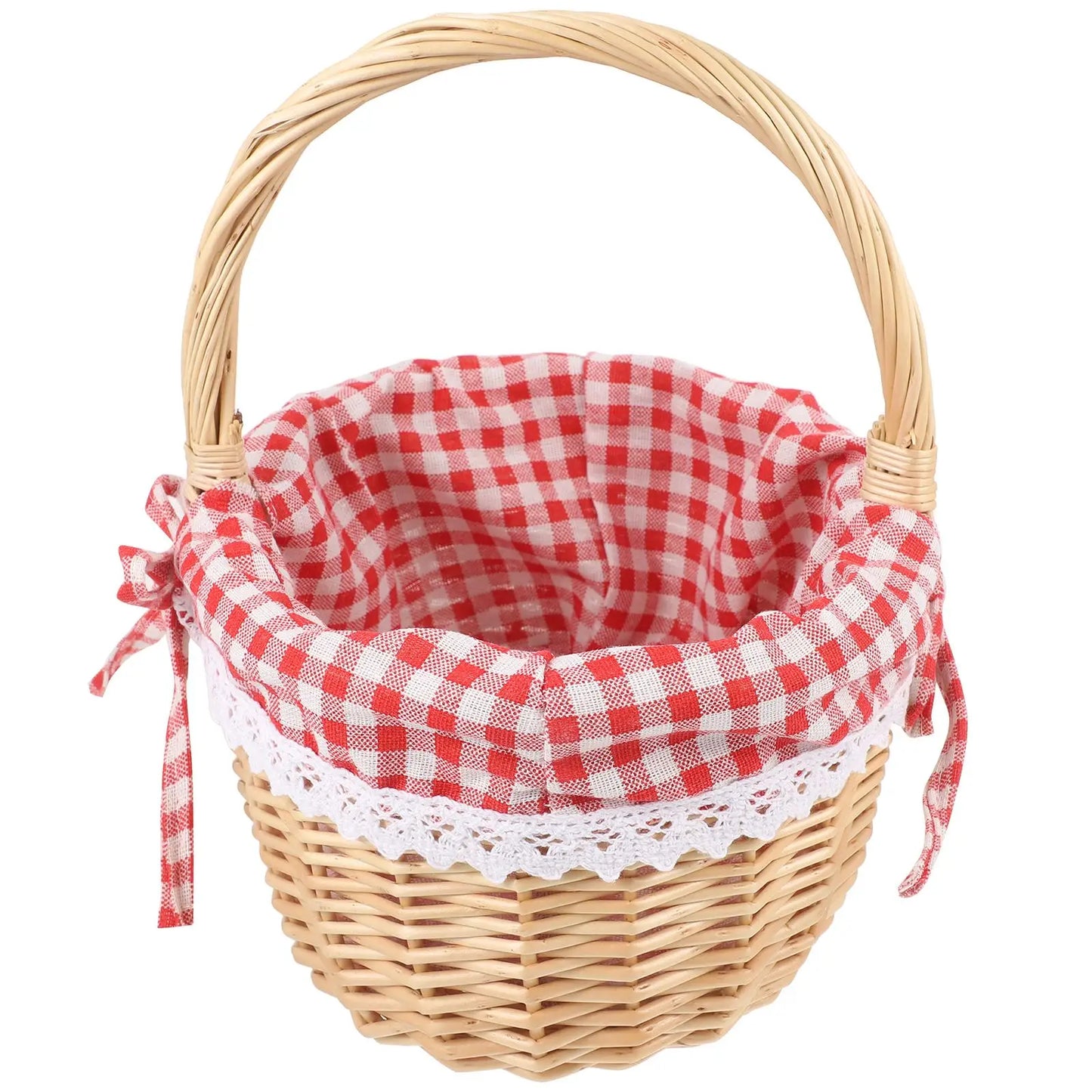 Woven Wicker Storage Basket