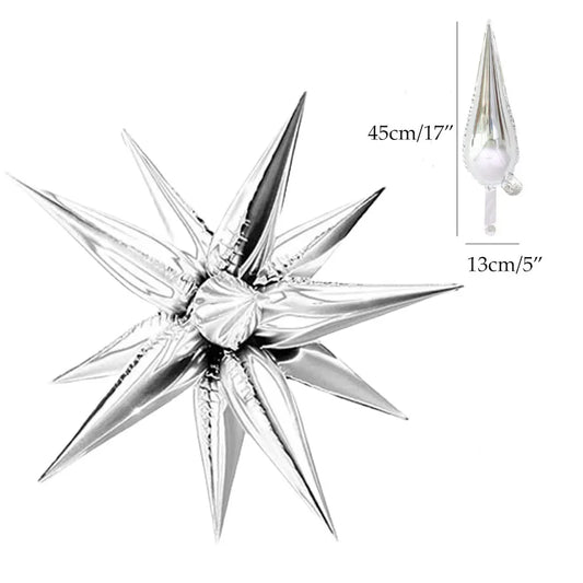 Explosion Star Foil Balloons