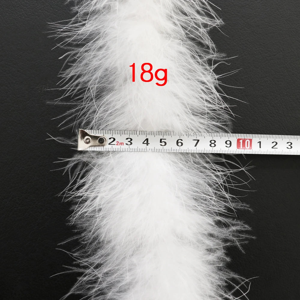 White Fluffy Boa