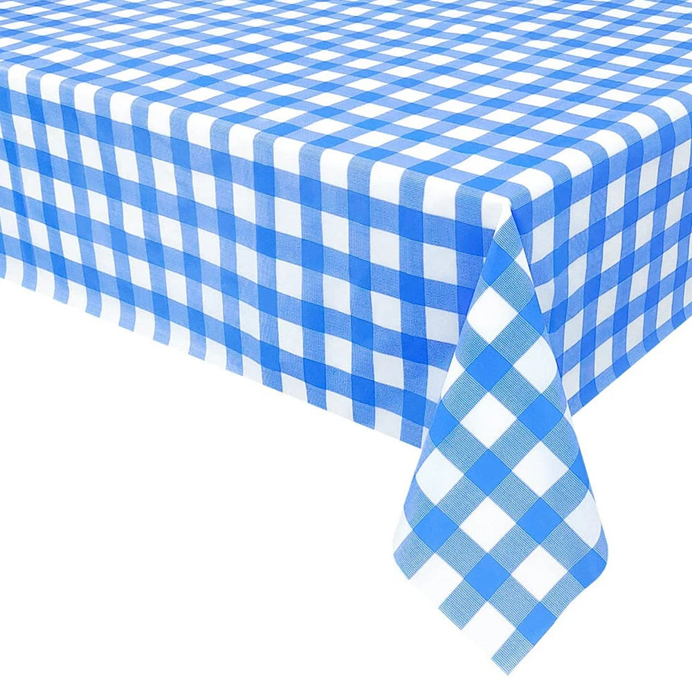 Checkered Disposable Tablecloth