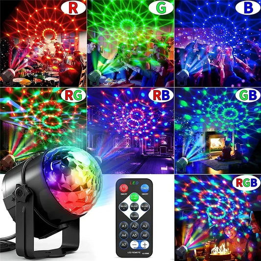 Rotating Disco Light