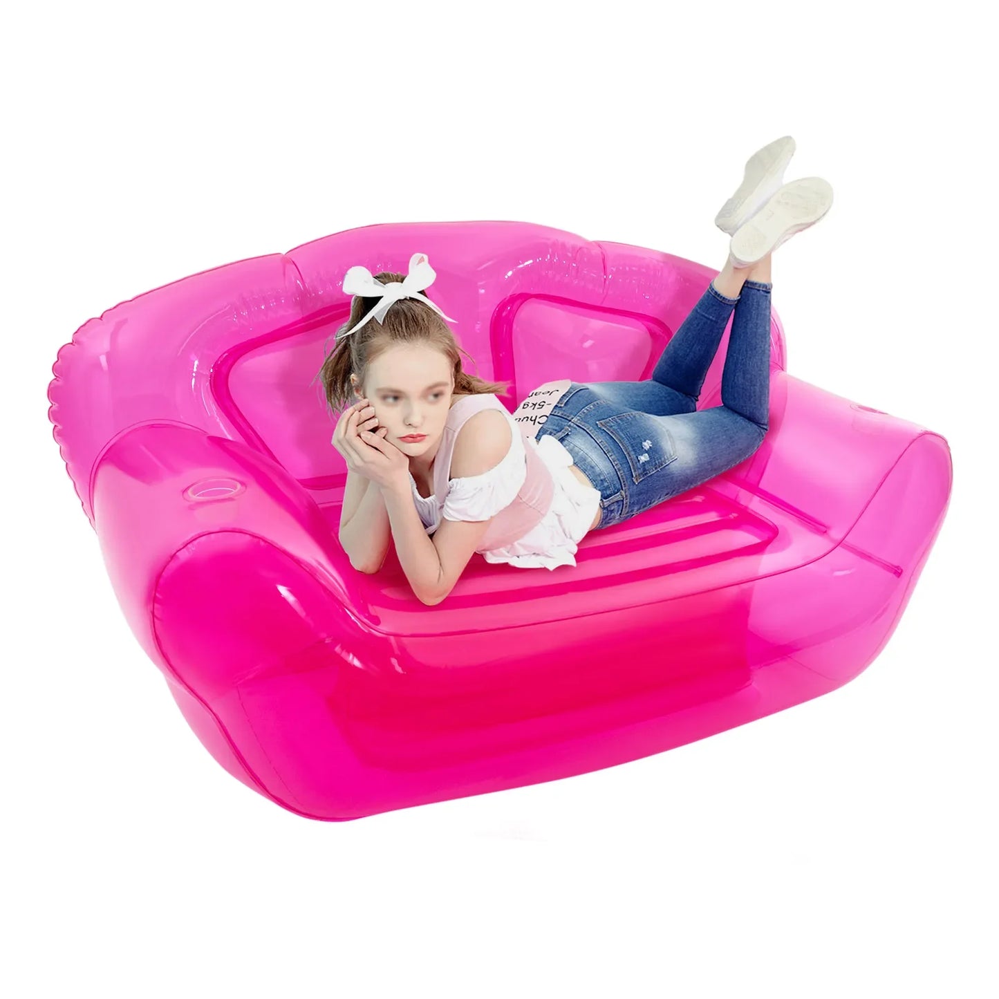 Pink Inflatable Sofa