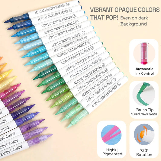Acrylic Paint Marker Set