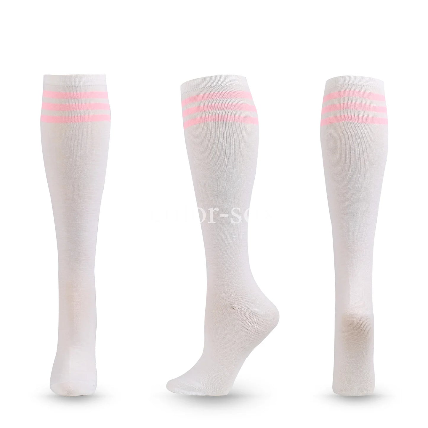 Striped Knee-High Socks