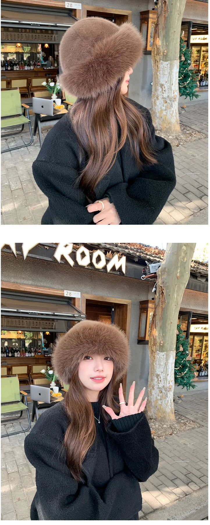 Fluffy Faux Fur Hat