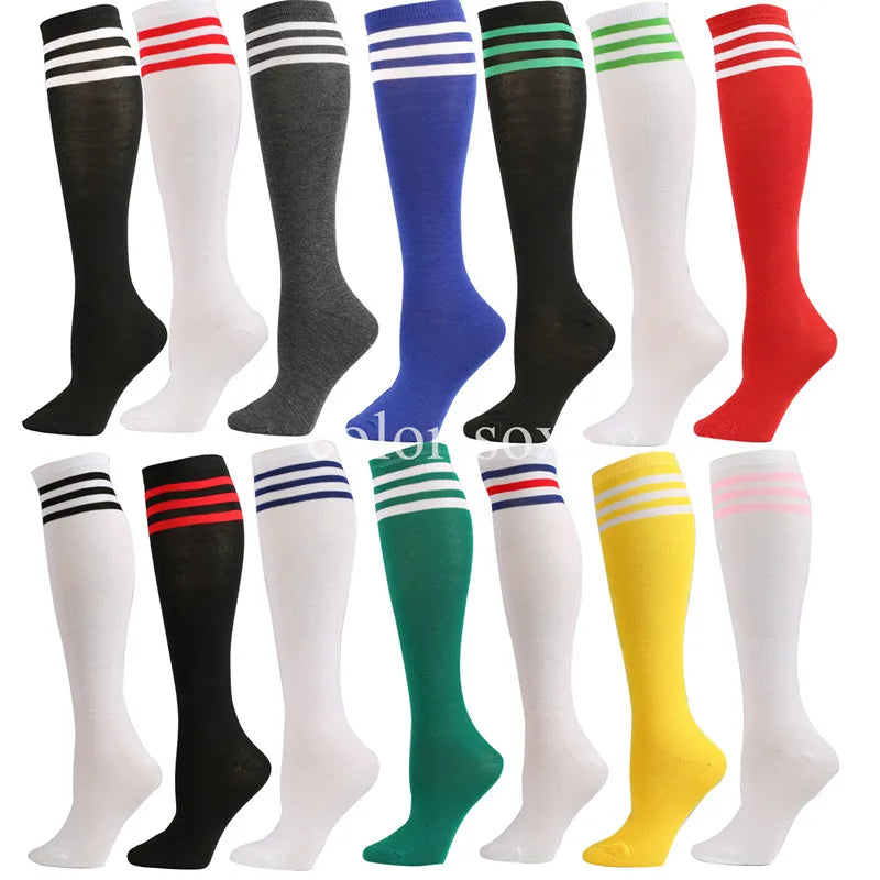 Striped Knee-High Socks