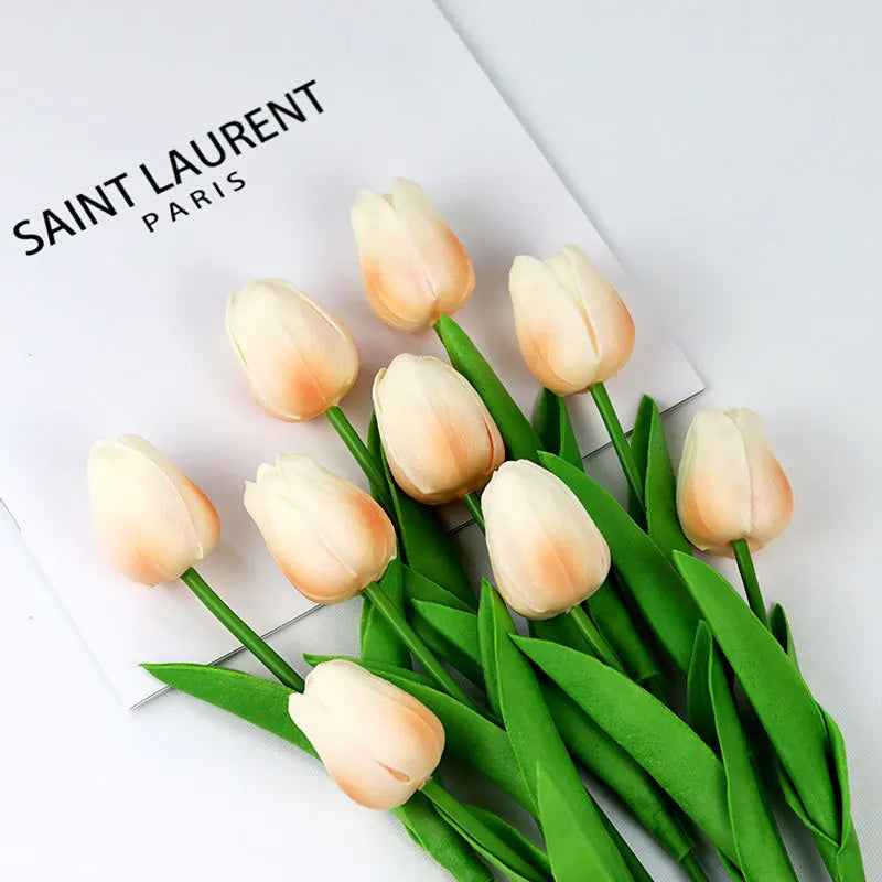 Vibrant Artificial Tulips
