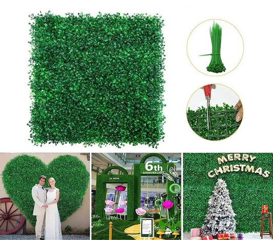 Boxwood Hedge Wall Panels