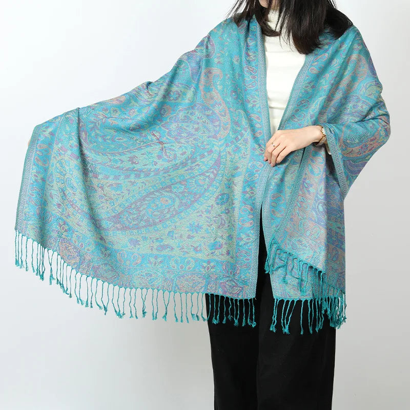 Paisley Pashmina Scarf