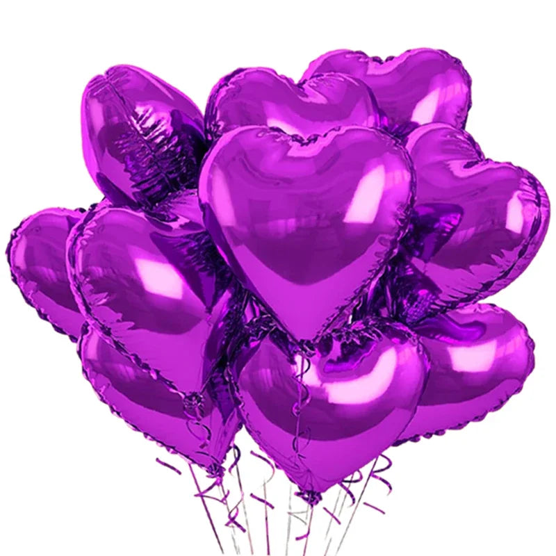 Red Heart Balloons