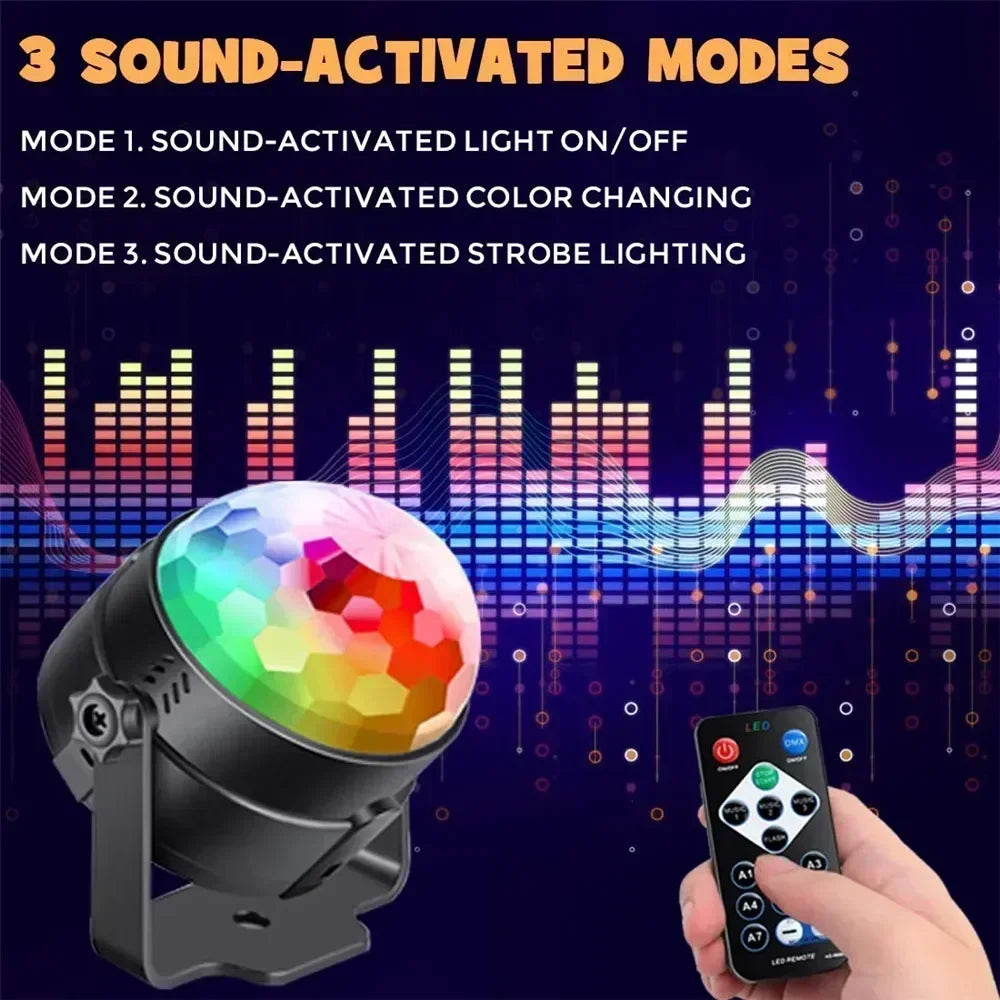 Rotating Disco Light