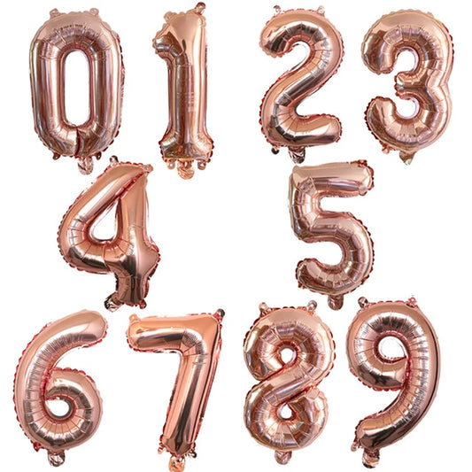 Giant Number Balloons