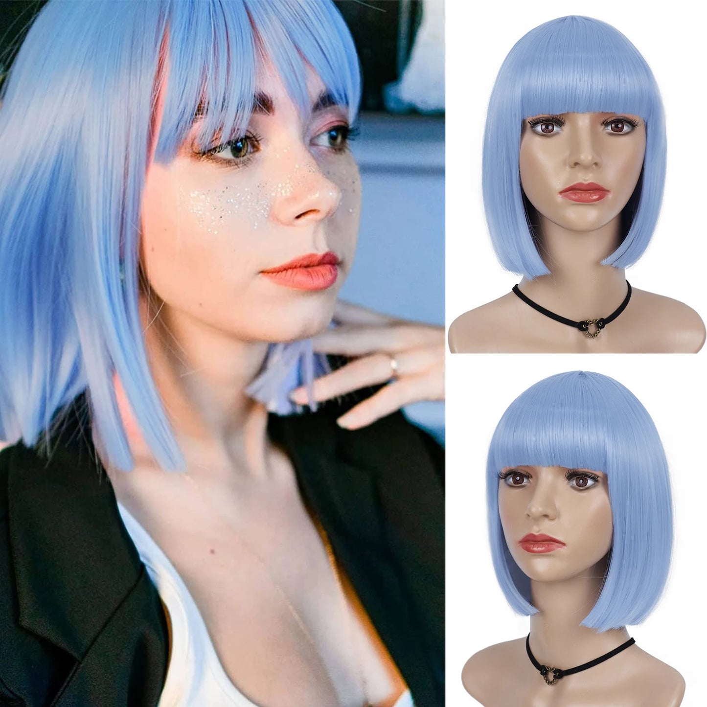 Colorful Short Bob Wig
