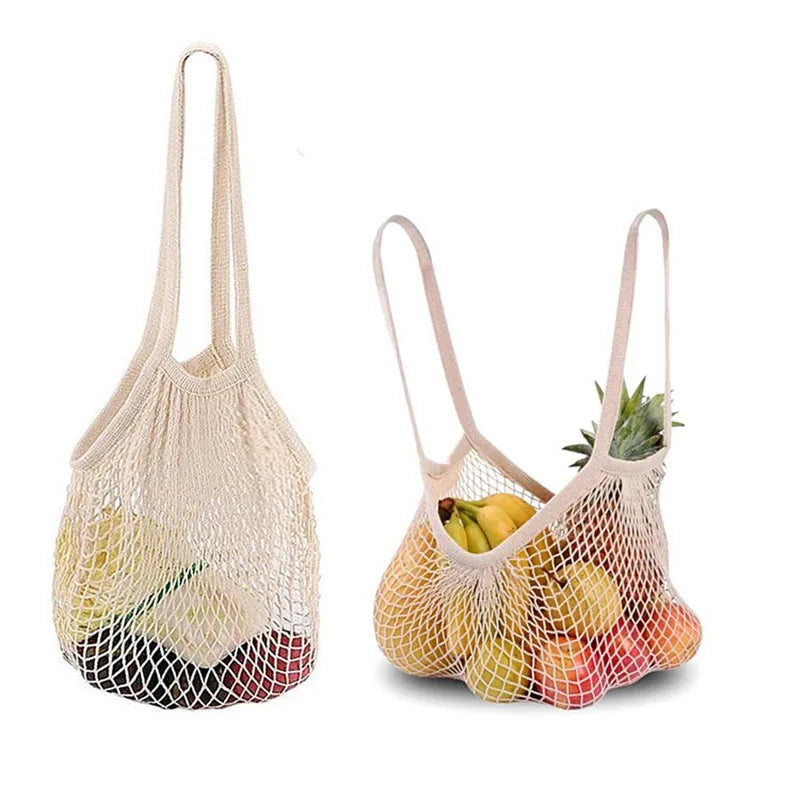 Trendy Cotton Mesh Tote Bag