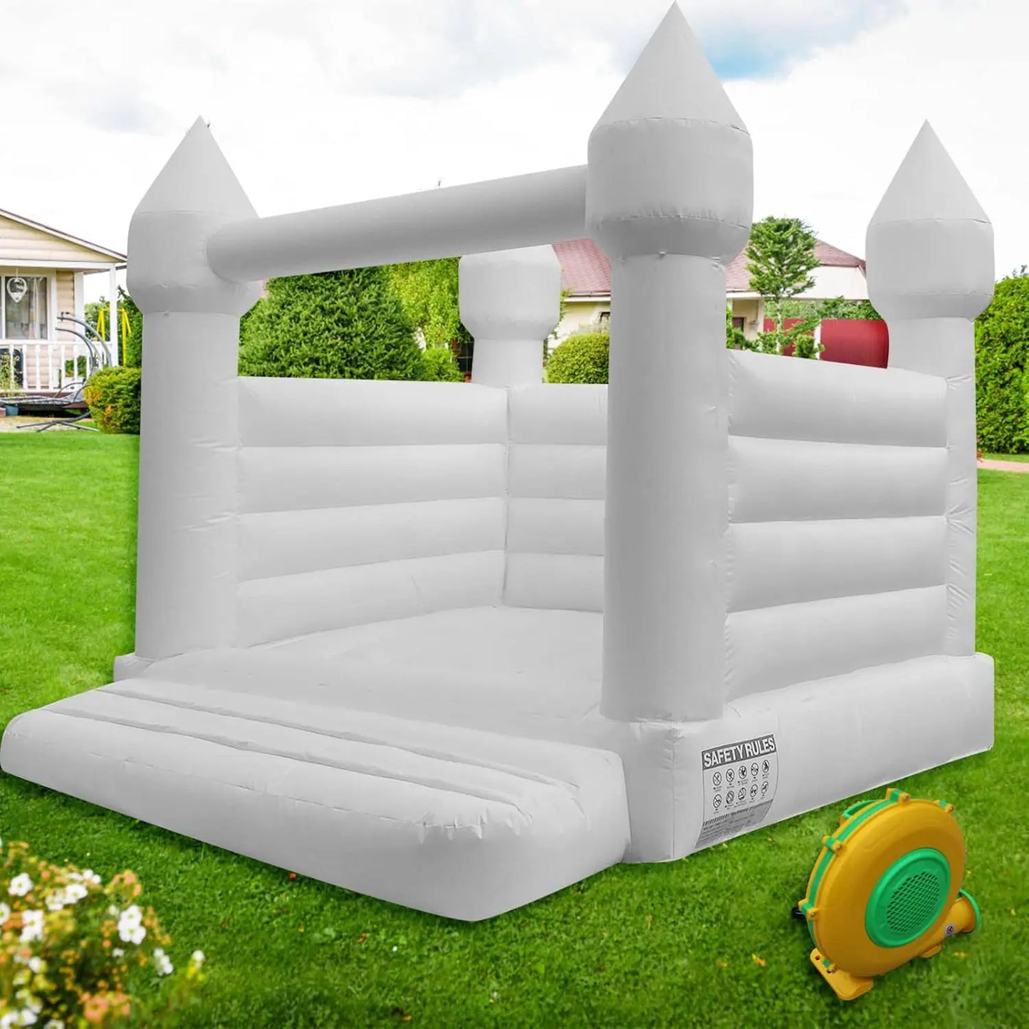 White Bouncy Castle