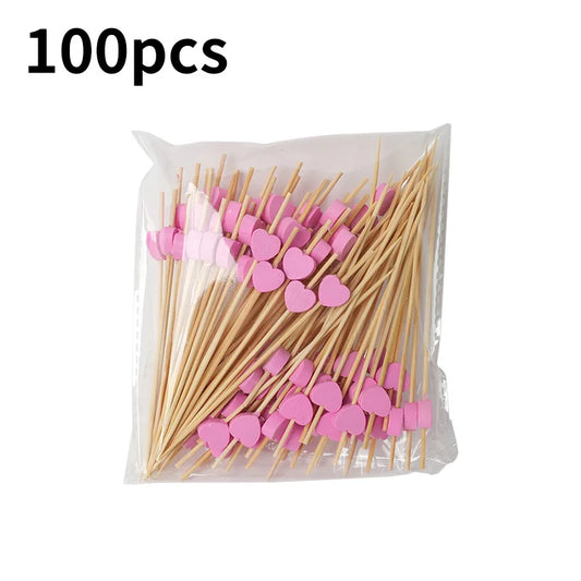 Heart Decorative Cocktail Picks
