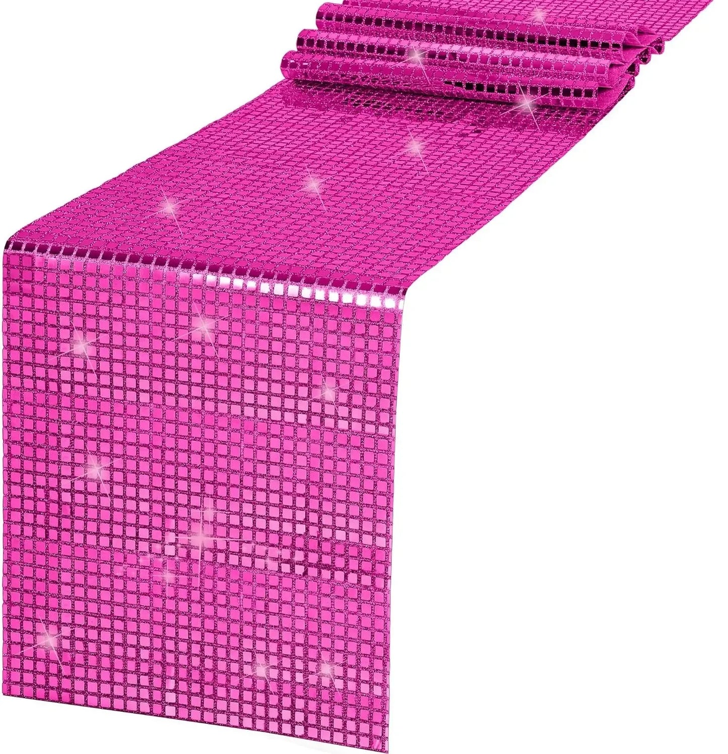 Disco Glitter Sequin Table Runner