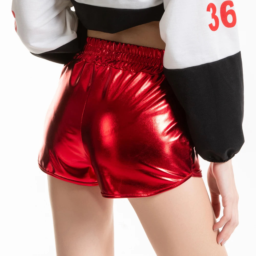 Falling in Love Metallic Shorts