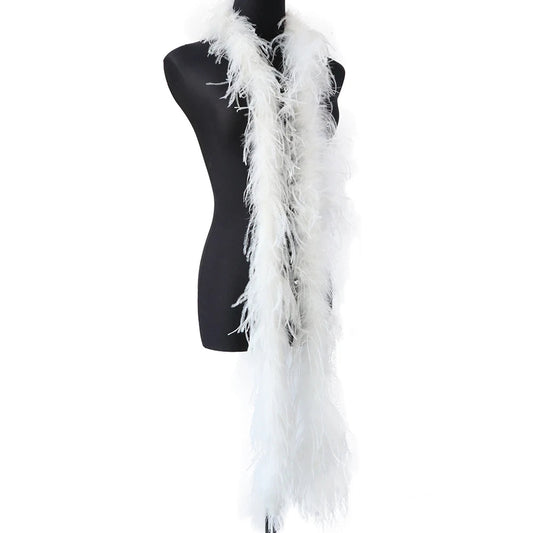 White Fluffy Boa