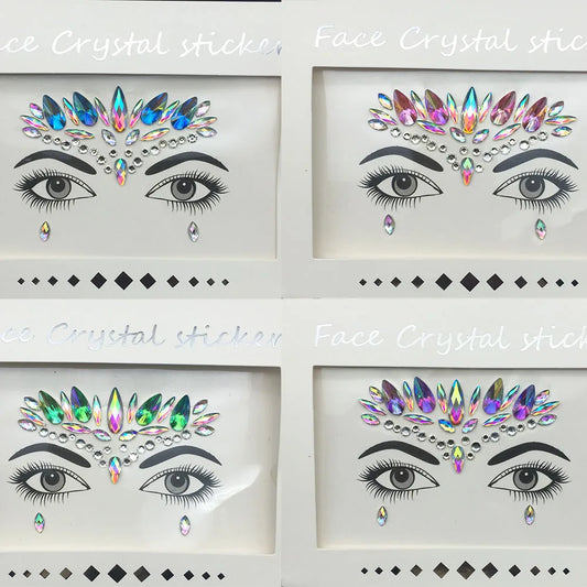 3D Crystal Face Gems