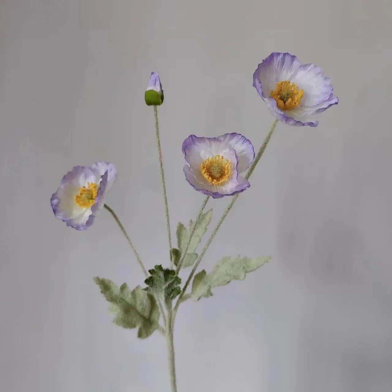 Elegant Artificial Poppy Bouquet