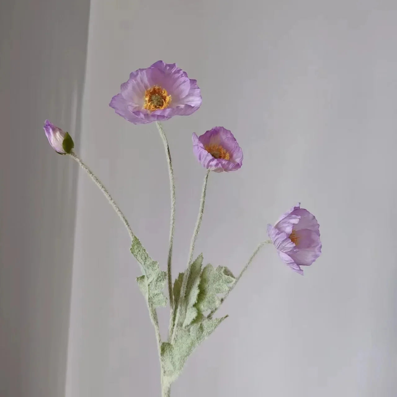 Elegant Artificial Poppy Bouquet