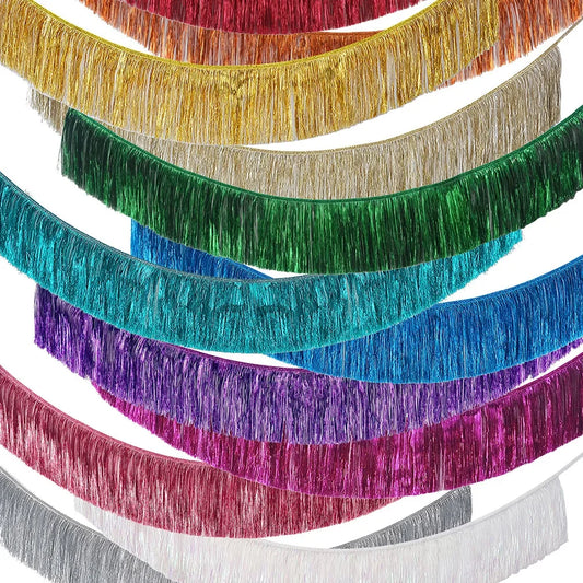 1.5m Premium Metallic Fringe Tassel Banner