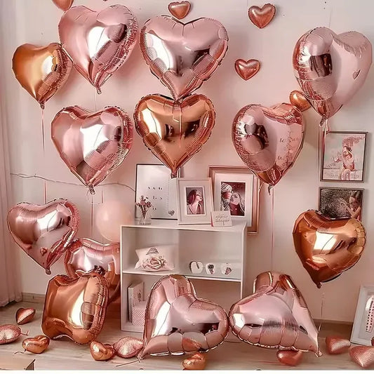 Red Heart Balloons