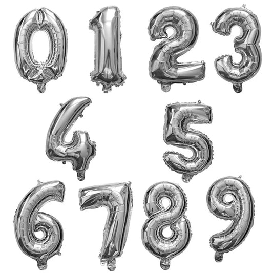 Giant Number Balloons