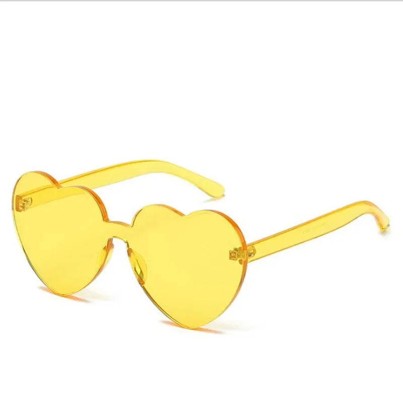 Golden Hour Heart Sunglasses