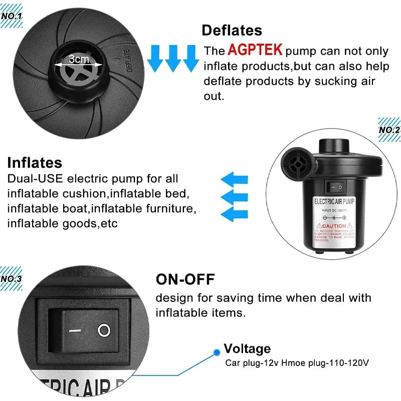 Inflatable Electric Air Pump