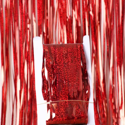 Sporty Tinsel Foil Curtains