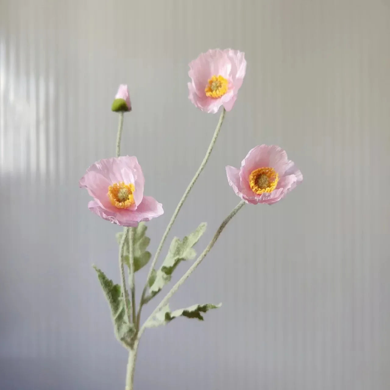 Elegant Artificial Poppy Bouquet