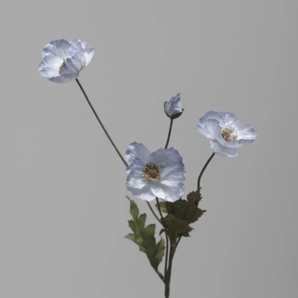 Elegant Artificial Poppy Bouquet