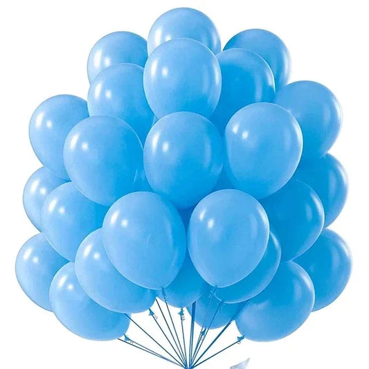 Blue Pearl Latex Balloons