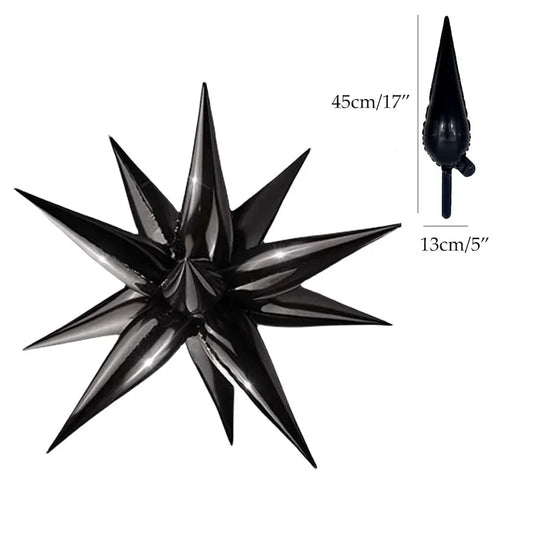 Sporty Explosion Star Foil Balloons
