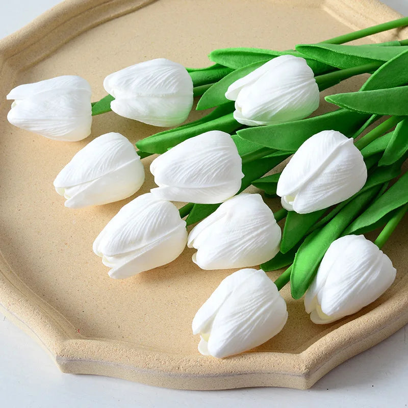 Vibrant Artificial Tulips