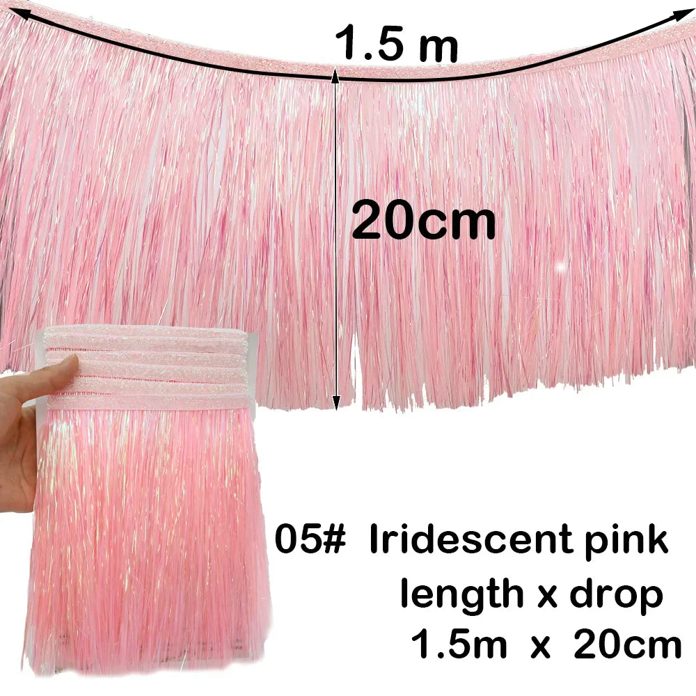 1.5m Premium Metallic Fringe Tassel Banner