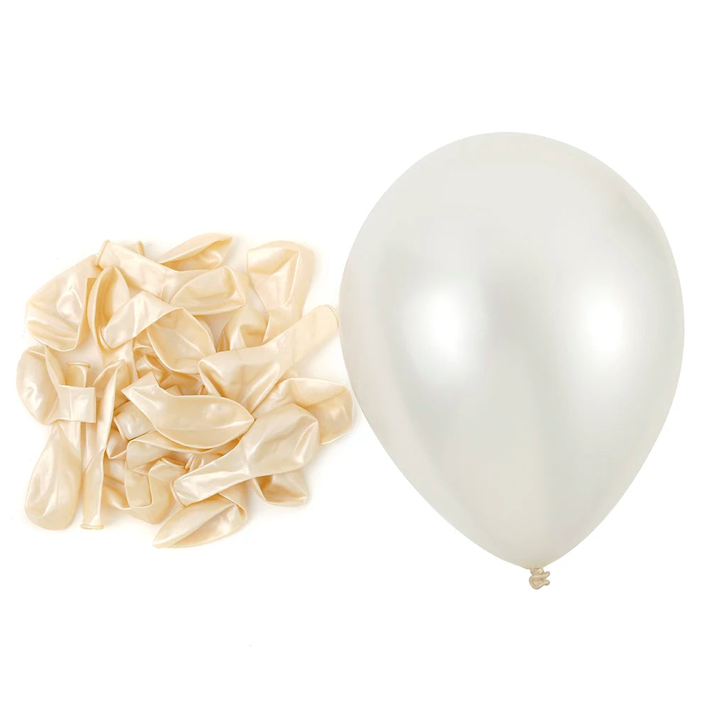 Milk White Pearl Balloon
